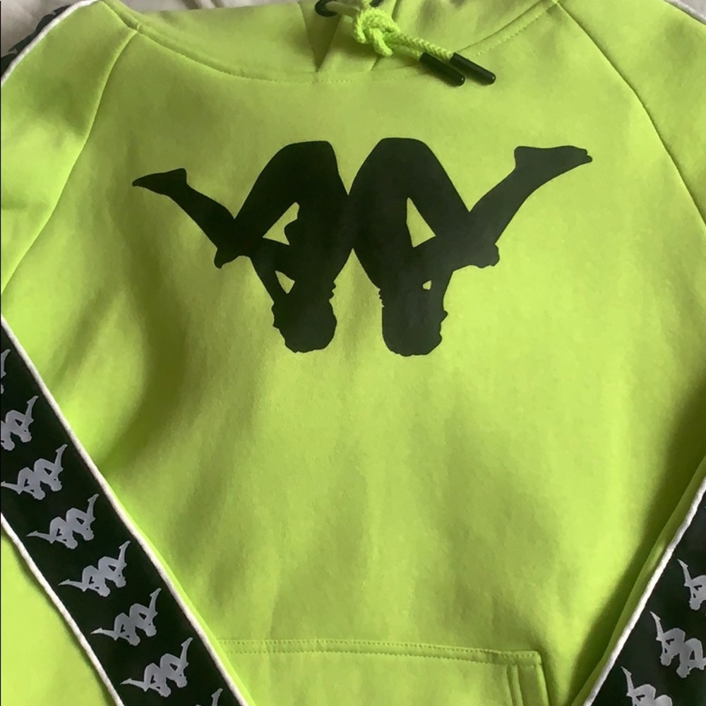 Authentic kappa Baccello Up & Down Green Lime